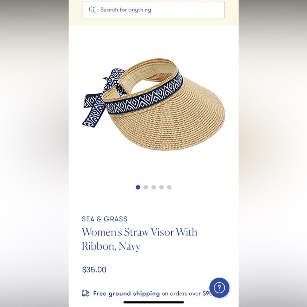 Sea & Grass Straw Viser